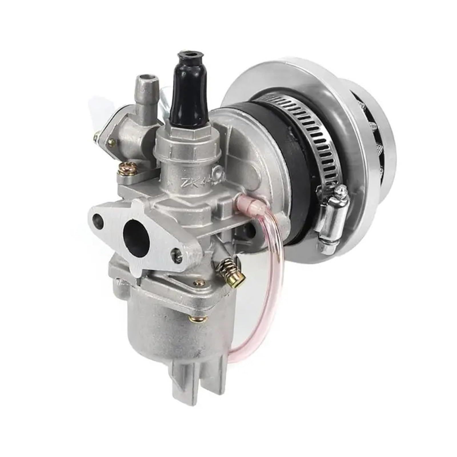 Carburetor Für 47cc 49cc Für Mini Quad ATV Dirt Pocket Bike Motorrad Langlebiger Motor Carb Vergaser Mit Luftfilter 2 Takt Motorrad Vergaser(Silber) von AWGNTQQ