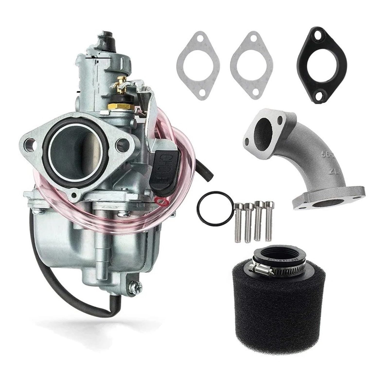 Carburetor Für Pit Dirt Bike 110cc 125cc 140cc Für Lifan YX Für Zongshen Pit Dirt Bike XR 50 XR50 CRF 70 CRF70 KLX BBR Apollo VM22 26mm Vergaser Motorrad Vergaser(Combination) von AWGNTQQ