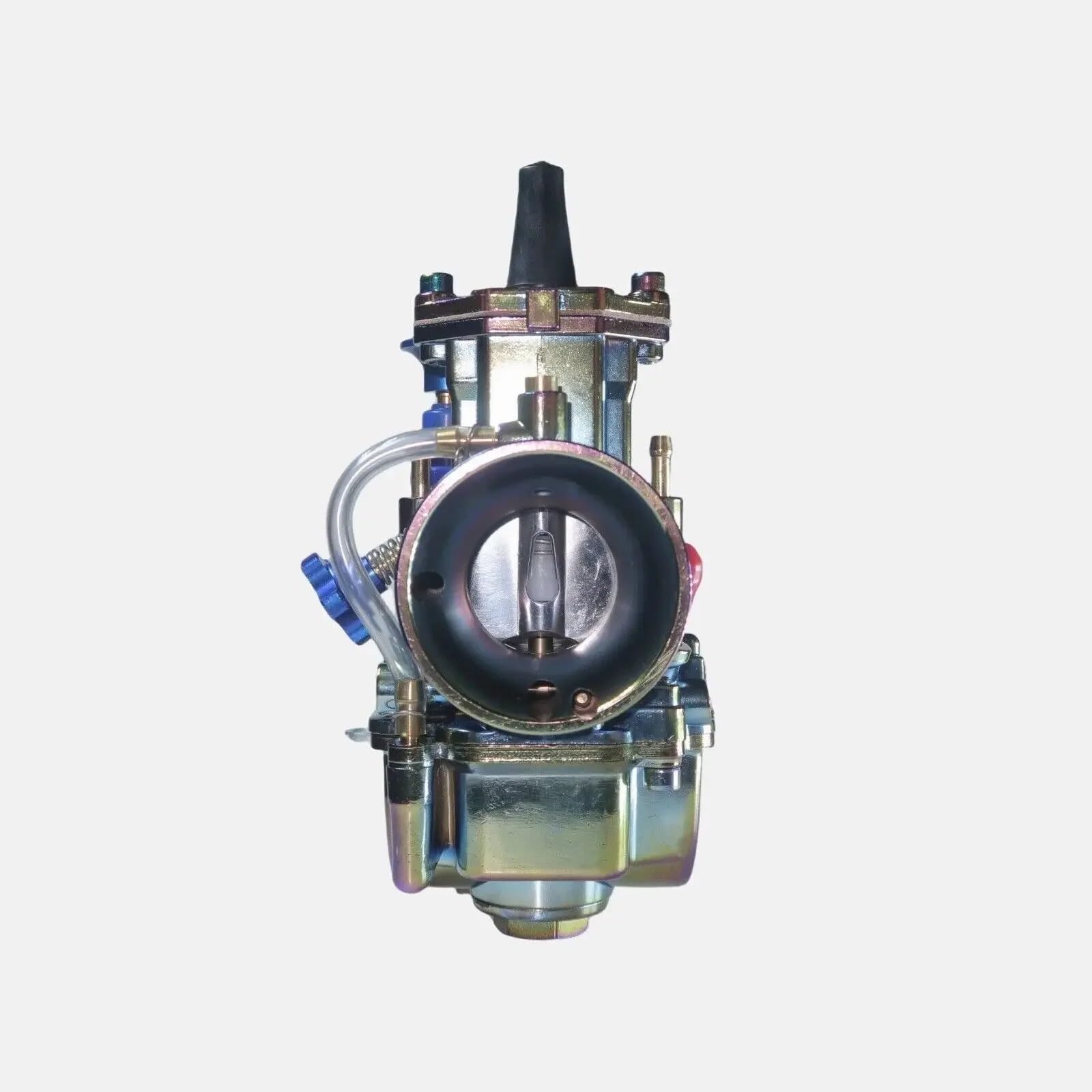 Carburetor Universal Motorrad Koso Vergaser Bunte Galvanik PWK 24-28-34mm Gold Wind Sammelbecher Motorrad Galvanik Motorrad Vergaser(PWK34) von AWGNTQQ