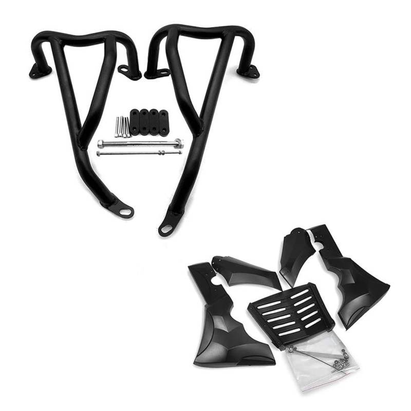 Freeway Sturzbügel Für CL500 CL300 CL 500 CL 300 2017-2024 Motorrad Crash Bars Rahmen Schutz Front Verkleidung Spoiler Unter Abdeckung Bauch Pan Panel Sturzbügel(Black-1 Set 300) von AWGNTQQ