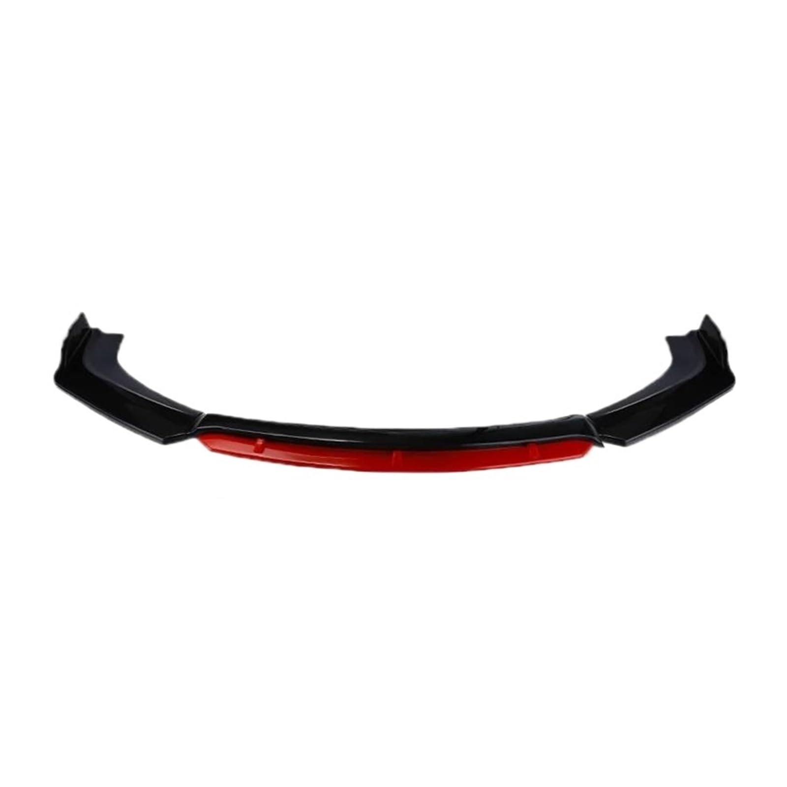 Frontstoßstange Lip Für Golf Für Mazda 4PC Universal Auto Vorderen Stoßfänger Fließheck Surround Außen Trim Spoiler Diffusor Lip Werkzeuge Frontstoßstange Spoiler(A Glossy Black and Red) von AWGNTQQ