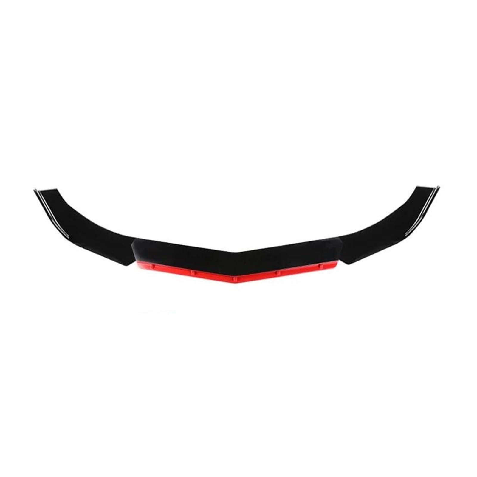 Frontstoßstange Lip Für Golf Für Mazda 4PC Universal Auto Vorderen Stoßfänger Fließheck Surround Außen Trim Spoiler Diffusor Lip Werkzeuge Frontstoßstange Spoiler(B Glossy Black and Red) von AWGNTQQ