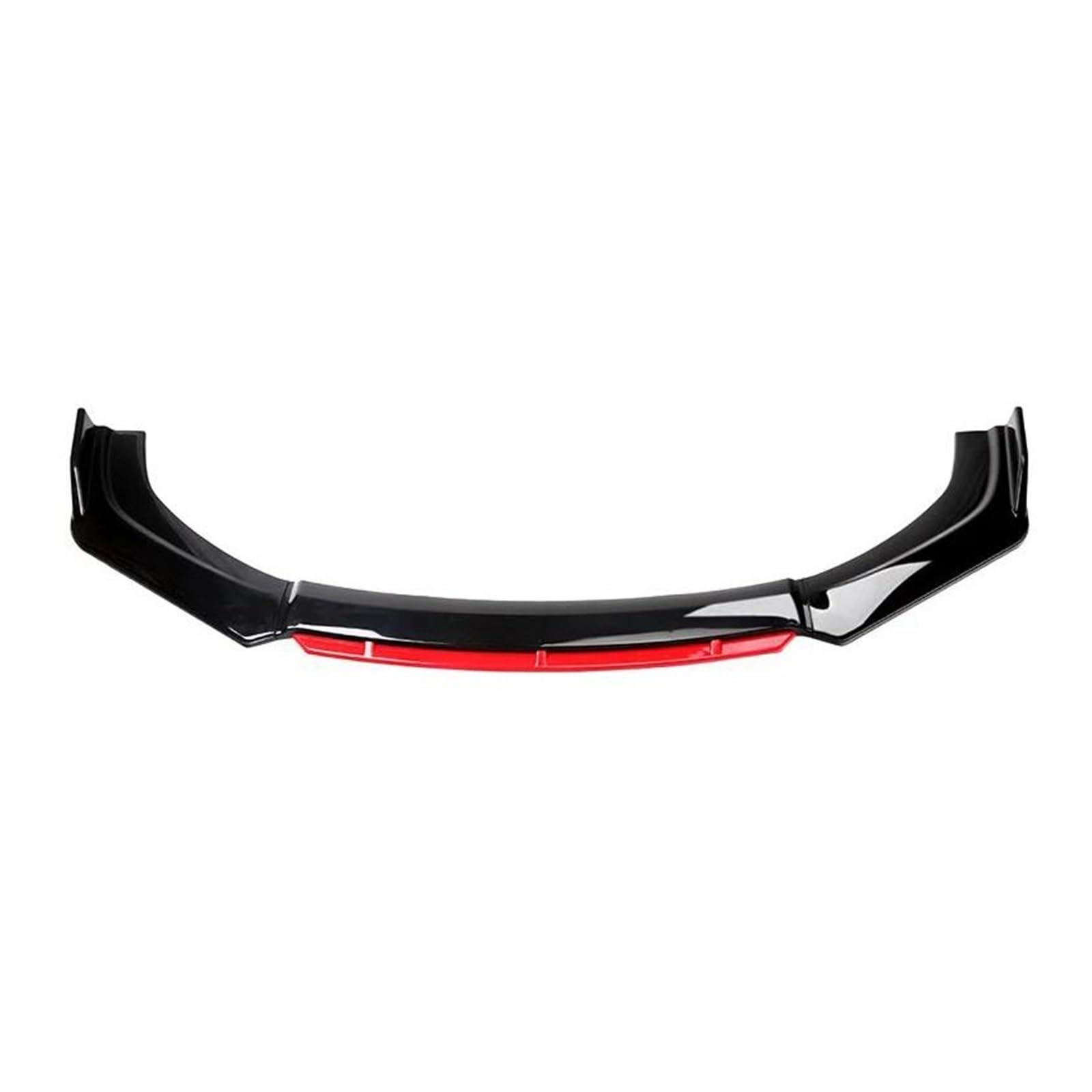 Frontstoßstange Lip Für Hyundai Für Genesis Coupe 04-13 ABS Sport Kit Zubehör Auto Vorderen Stoßfänger Split Lip Body Kit Spoiler Racing Separator Diffusor Frontstoßstange Spoiler(Bright Black red) von AWGNTQQ