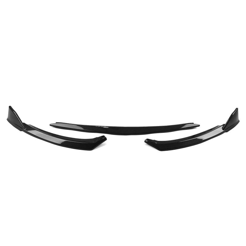 Frontstoßstange Lip Für Toyota Für GR86 2022-2023 Coupe 2-Türer Carbon Fiber Look/Glanz Schwarz Auto Unteren Splitter Blade Protector Front Stoßstange Spoiler Lip Frontstoßstange Spoiler(Carbon Fiber von AWGNTQQ