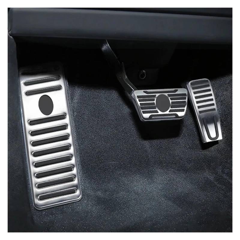 Fußpedal Bremspedal Für Maserati Für Ghibli Für Quattroporte 2014-2017 Für Levante 2017 Edelstahl Gas Fußstütze Refit Pedal Pad Auto Dekoration Aufkleber Autopedal(3pcs Full Set) von AWGNTQQ