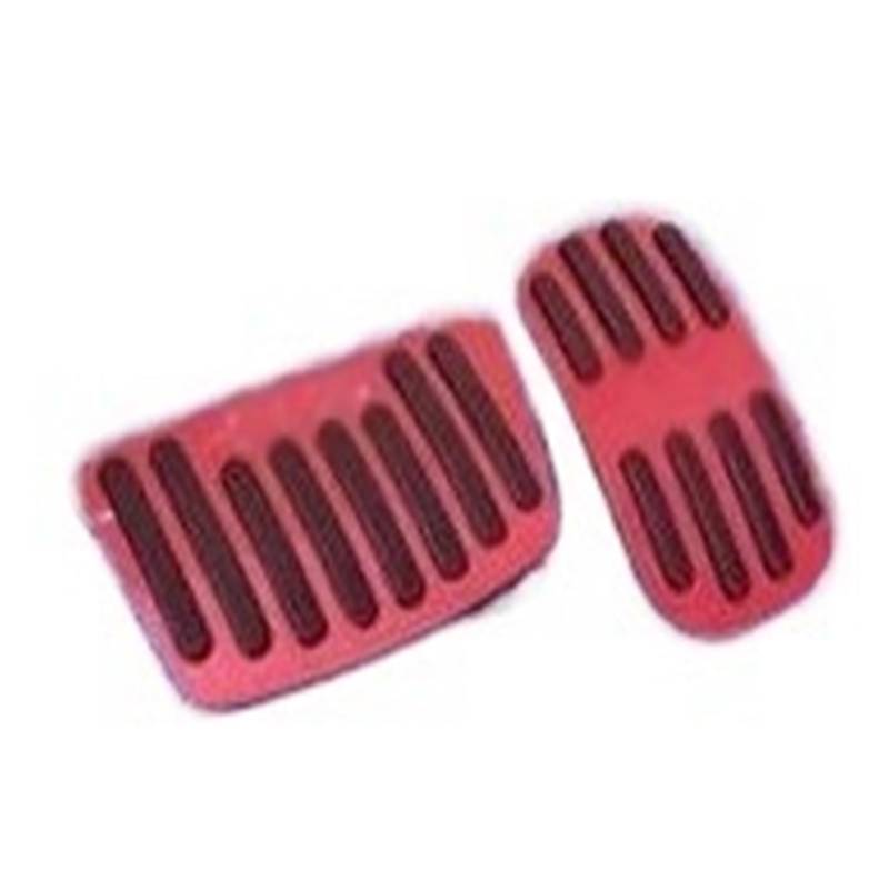 Fußpedal Bremspedal Für Toyota Für Corolla E210 2019 2020 2021 2022 Auto Geändert Pedal Kit Accelerator Brems Fußstütze Pad Abdeckung Auto Refit Zubehör Autopedal(2pcs Red) von AWGNTQQ