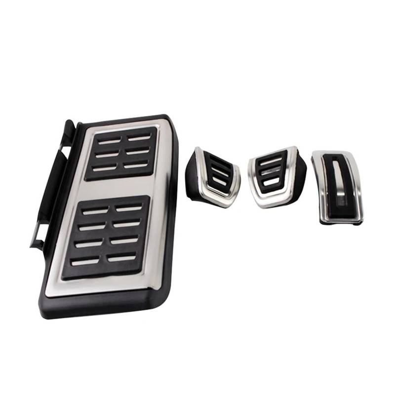 Fußpedal Bremspedal Für VW Für Golf 7 Für Polo 6R Für Tiguan Auto Kraftstoff Fuß Gaspedal Bremspedal Abdeckung Autopedal(Footrest MT 4pcs) von AWGNTQQ