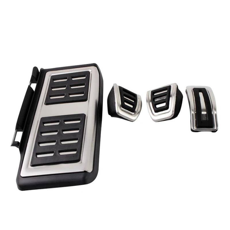 Fußpedal Bremspedal Für VW Für Golf 8 MK8 R Linie Für GTI 2020 2021 2022 Auto Fuß Pedal Kraftstoff Gas Beschleuniger Bremspedale Abdeckung Anti-Slip Pads Autopedal(Footrest MT 4pcs) von AWGNTQQ