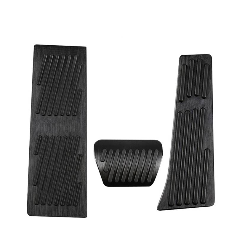 Fußpedal Bremspedal Für X3 G01 Für X4 G02 Für IX3 G08 2018-2020 2021 2022 2023 Aluminium Auto Anti-Slip Accelerator Bremspedale Abdeckung Fußstütze Pedal Pads Autopedal(3 Black21-23) von AWGNTQQ