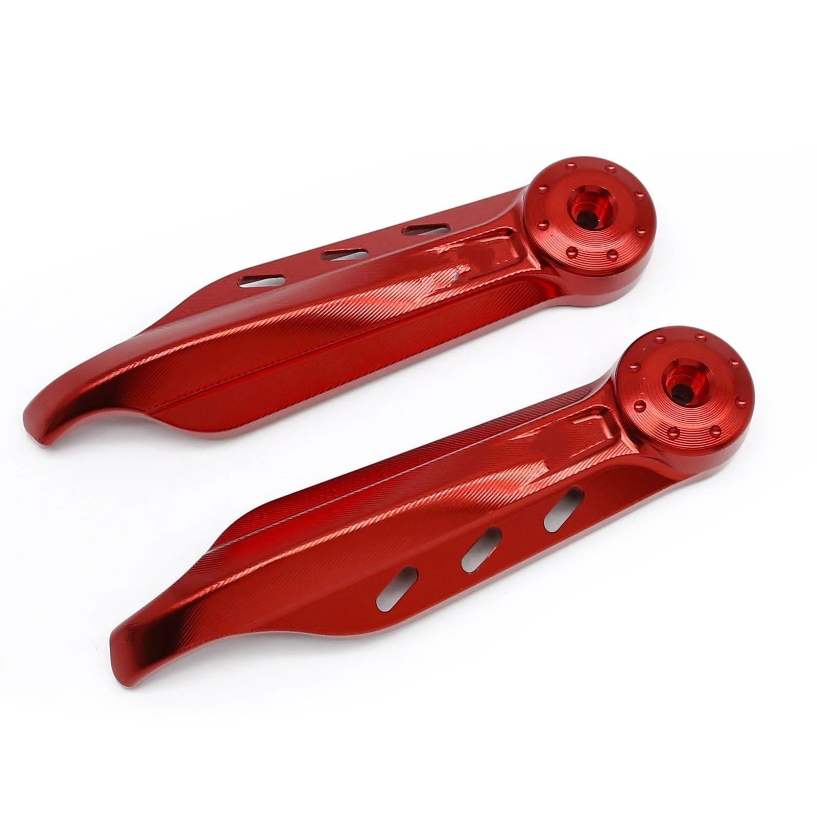 Handschutz Motorrad Für Ducati Für Multistrada V4 / V4S / Sport/Pikes Peak/Rally CNC Aluminium Motorrad Handschutz Handschutz Protektoren Lenker Hand Guards(RED) von AWGNTQQ