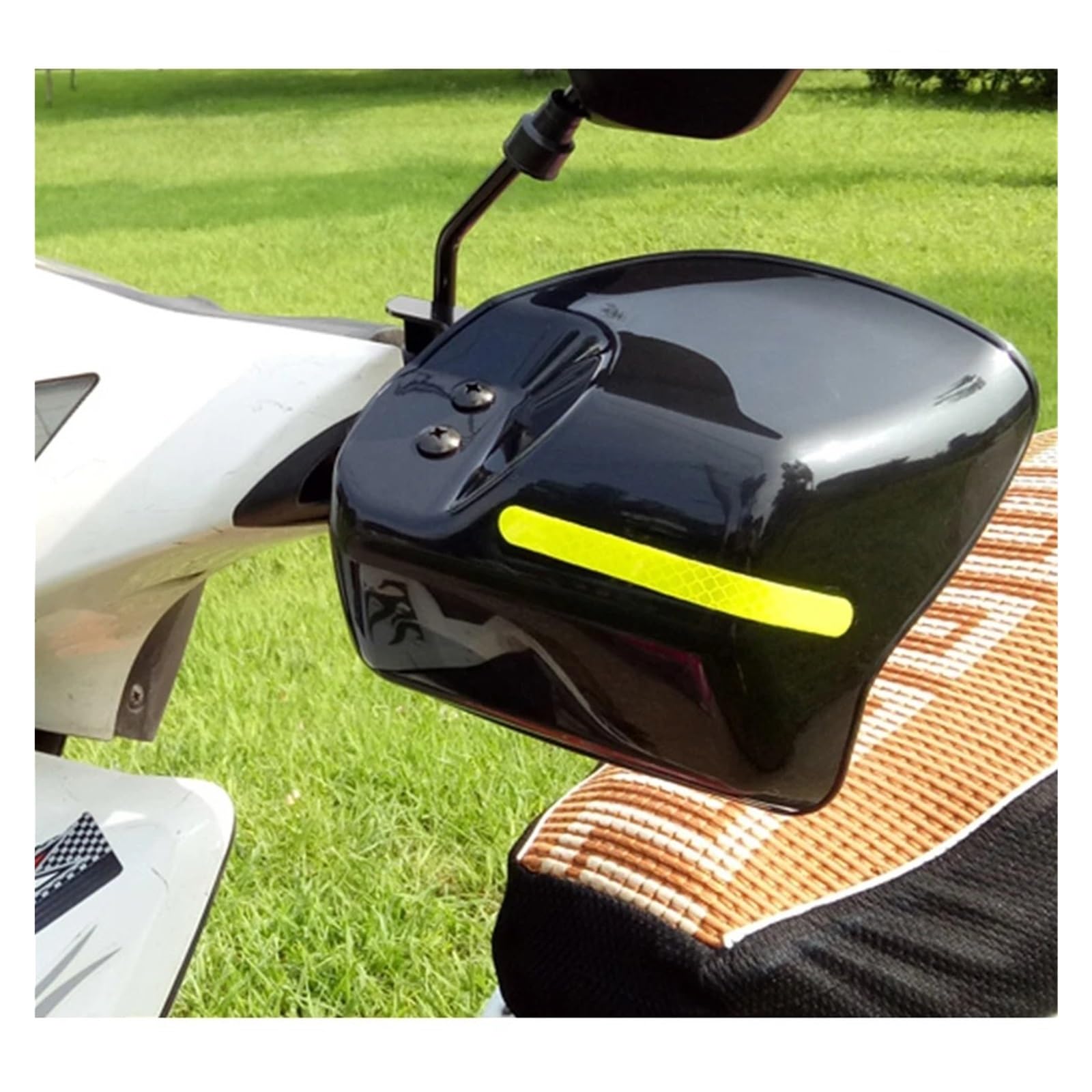 Handschutz Motorrad Für Shadow600 Shadow 600 Cb190r Xadv Cb600 Hornet St 1300 Cb650f Zoomer Pcx150 Pcx 150 Motorrad Handschutz Handschutz Schild Winddicht Lenker Hand Guards(Schwarz) von AWGNTQQ