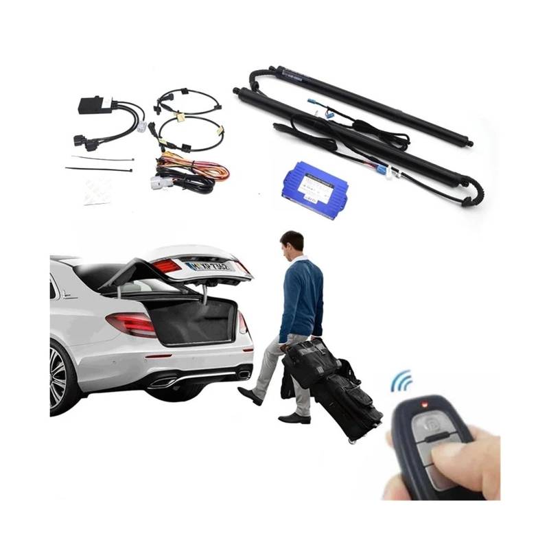 Kofferraumschloss Für Toyota Für Kluger Für XU50 2013~2021 Auto Power Trunk Lift Elektrische Hatch Heckklappe Heckklappe Strut Auto Hinten Tür Antrieb Kofferraum Verriegelung(with Foot Sensor) von AWGNTQQ