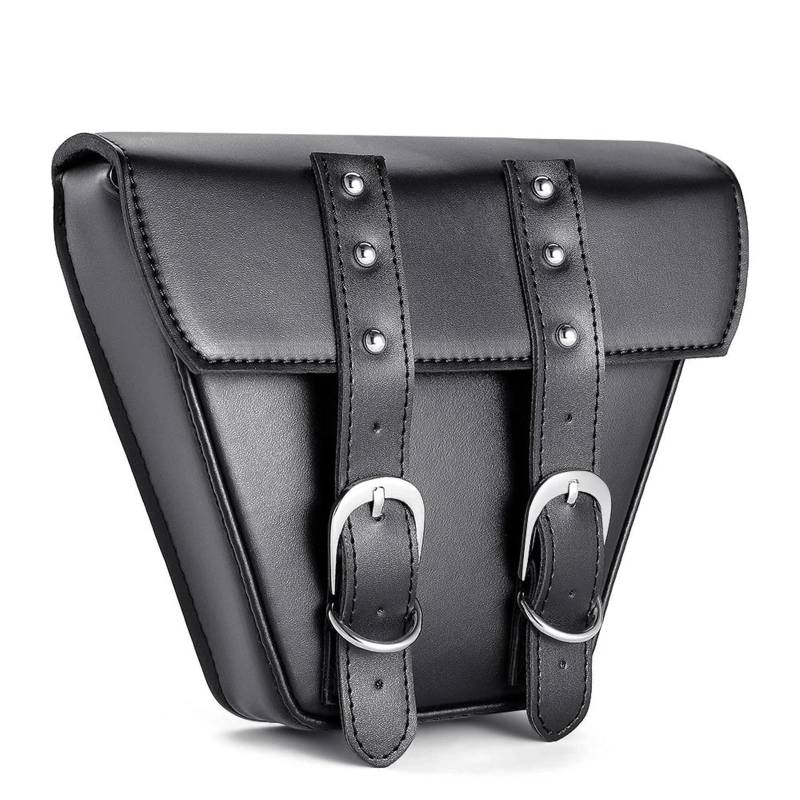 Leder & Satteltaschen Für Sportster Für XL883 Für XL 883 Für Cafe Racer Motorrad Universal PU Leder Seite Clinch Bolzen Satteltasche Motorrad Tasche von AWGNTQQ