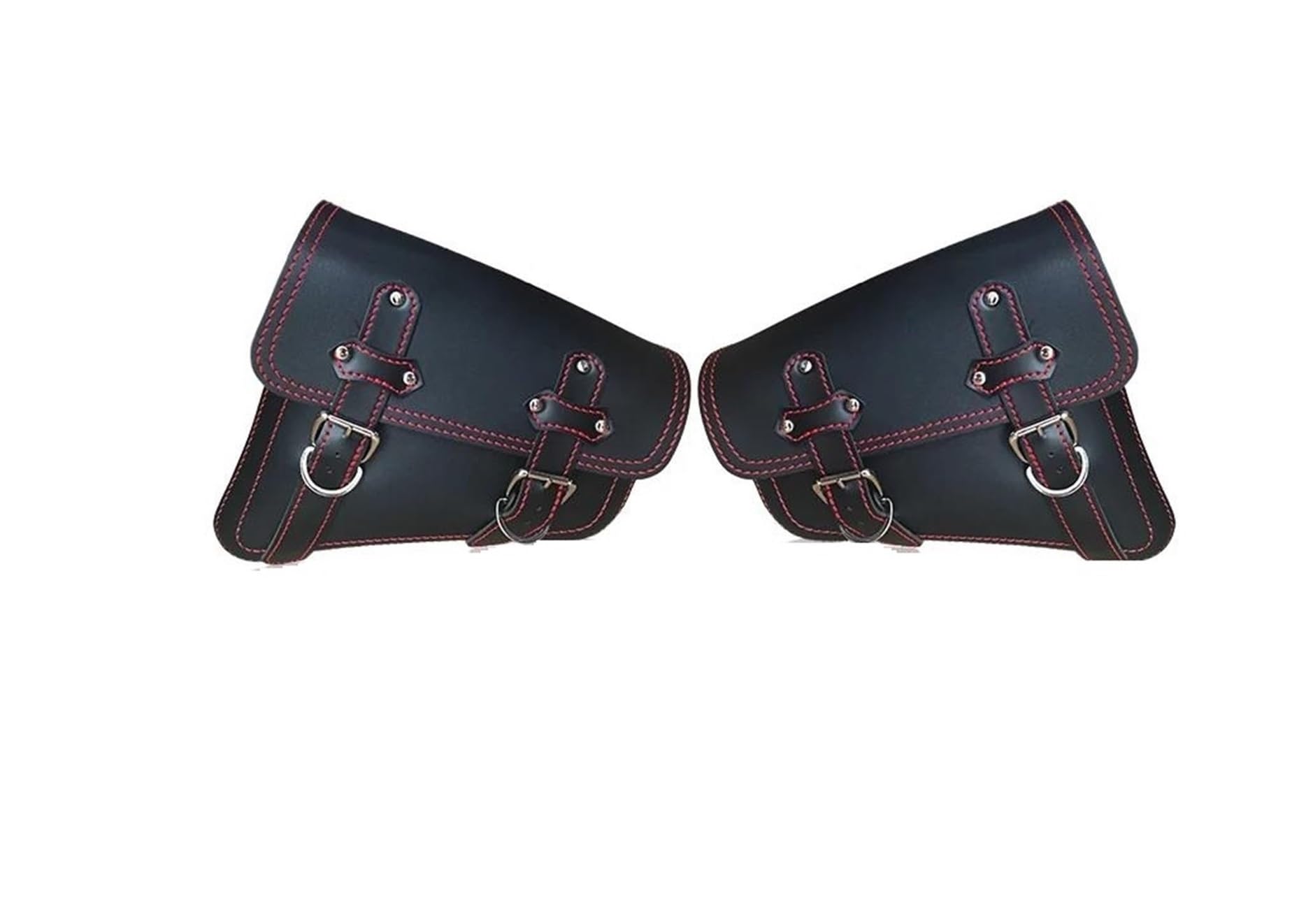 Leder & Satteltaschen Für Sportster XL 883 XL883 XL 883 Motorrad Gepäck Seite Satteltasche Satteltasche PU Leder Motorrad Tasche(Left and Right Side) von AWGNTQQ