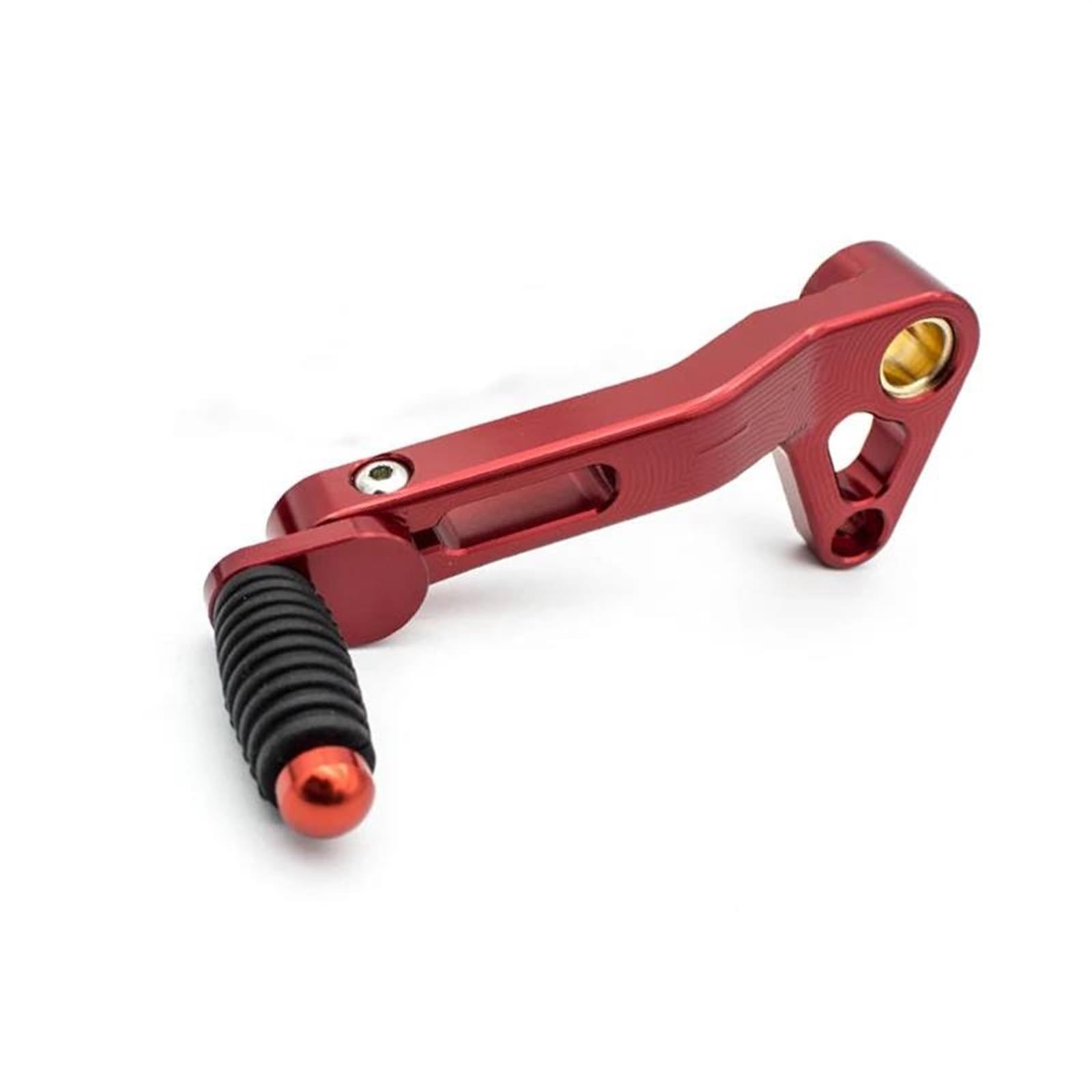 Motorrad Fußstützen Für Ducati Für Monster 696 796 821 1100 Für 1100S Für 1200 RS Schalthebel Motorrad Zubehör CNC Einstellbare Linke Shifter Pedal Fußrasten Motorrad(Red) von AWGNTQQ