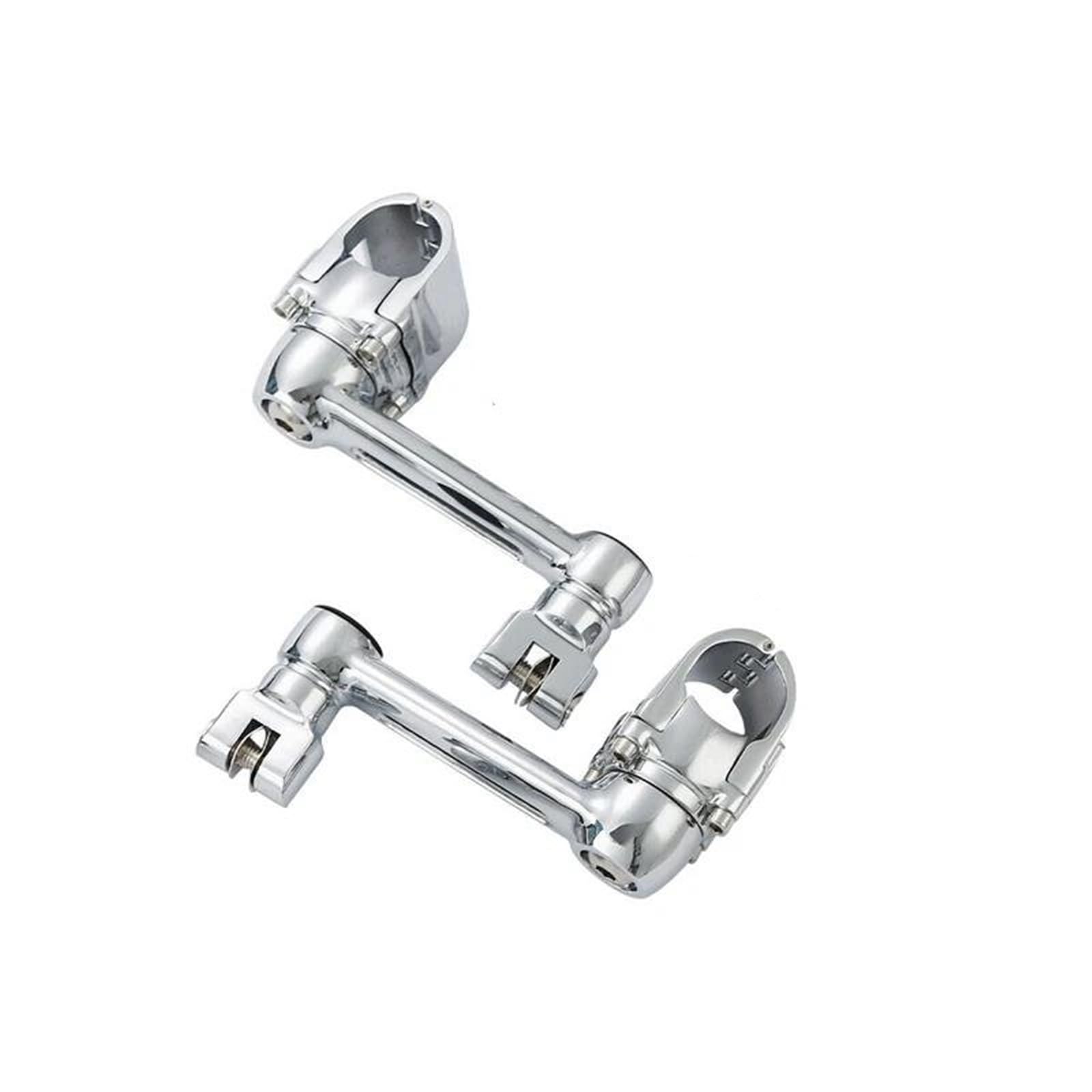 Motorrad Fußstützen Für Goldwing Für 1800 Für GL1800 Motorrad 22mm 30mm 35mm Einstellbare Fußstützen Fuß Peg Halterungen Fußrasten Motorrad(Chrome) von AWGNTQQ