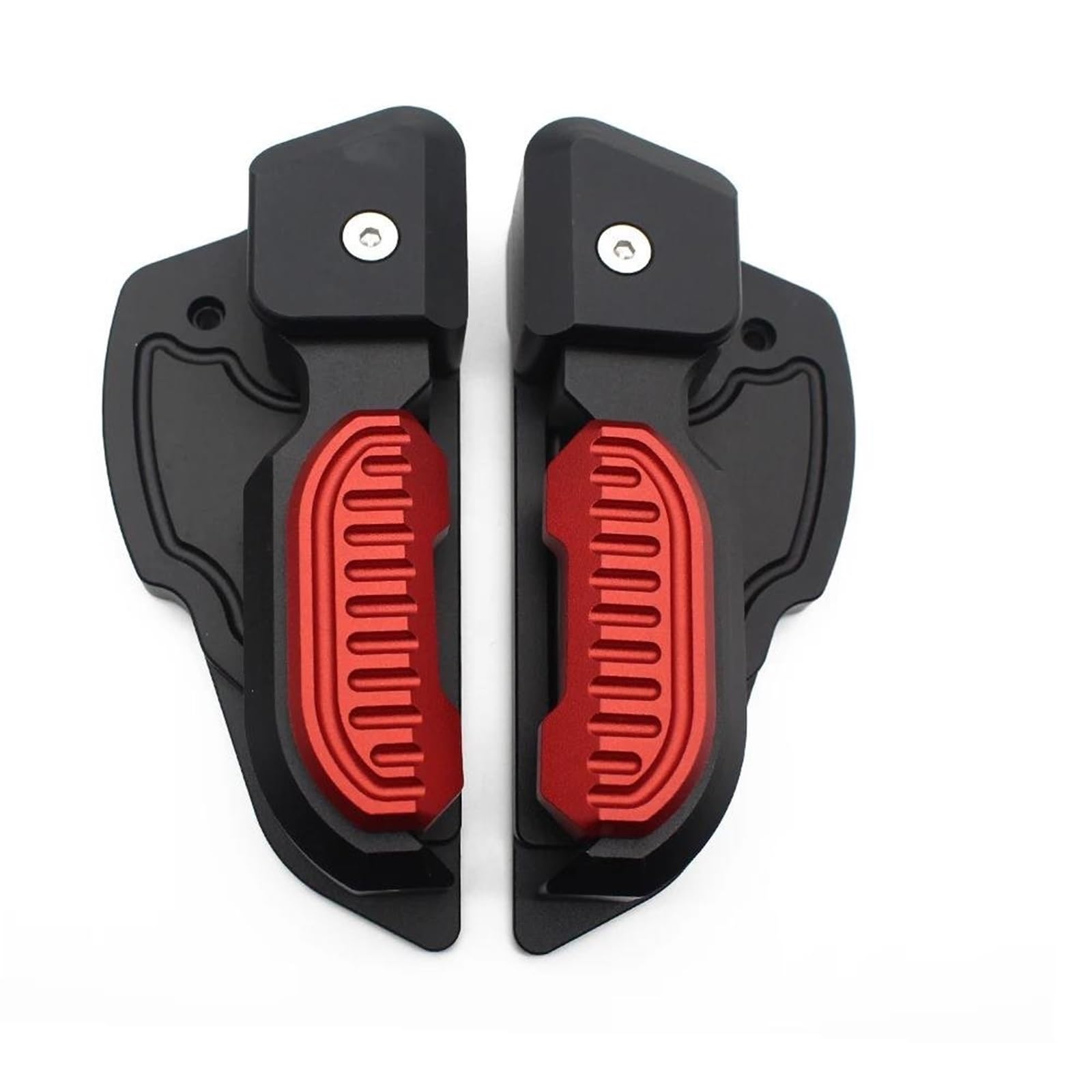 Motorrad Fußstützen Für Sprint 125 150 Für 3vie Motorrad Klapp Hinten Fußrasten Fußrasten Passagier Fußrasten Ruht Pedal Pad Fußrasten Motorrad(Red) von AWGNTQQ