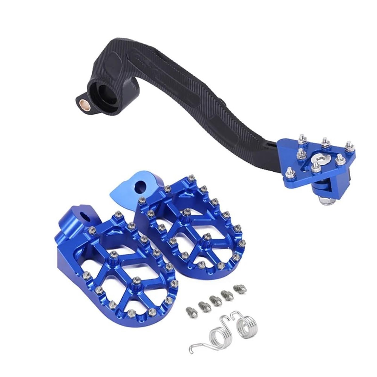 Motorrad Fußstützen Für YZ250F Für WR250F 2010-2023 Für YZ250FX 2015-2023 Für Dirt-Motorrad-Fußrasten Fußstützen CNC-Schalthebel Bremshebel Pedal Fußrasten Motorrad(Set 4) von AWGNTQQ