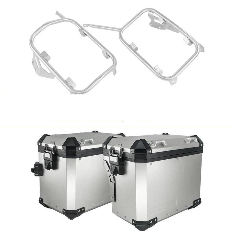 Motorrad Gepäckträger Für XADV 750 XADV750 2017-2020 Motorrad-Packtaschenkoffer Aluminium-Sattelträger Gepäckbox Edelstahlhalterung Motorradgepäckträger hinten(Panniers Bracket-SL) von AWGNTQQ