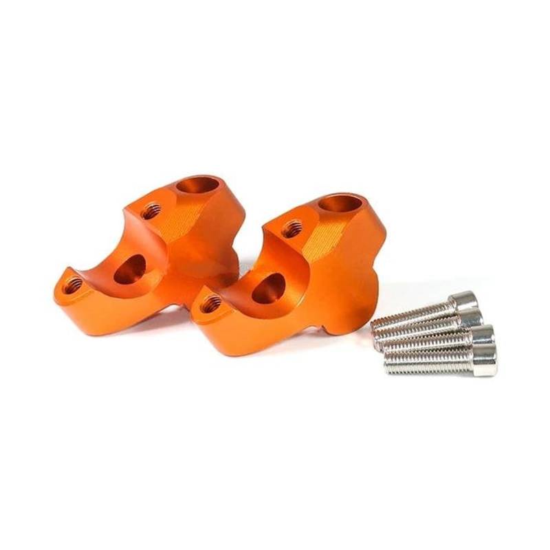 Motorrad Lenkererhöhung Für 300 350 450 Für EXC F Für TPI 690 Für SMC R Für Enduro R Motorrad Griff Bar Riser Klemme Verlängern Adapter Lenkererhöhung(Orange) von AWGNTQQ