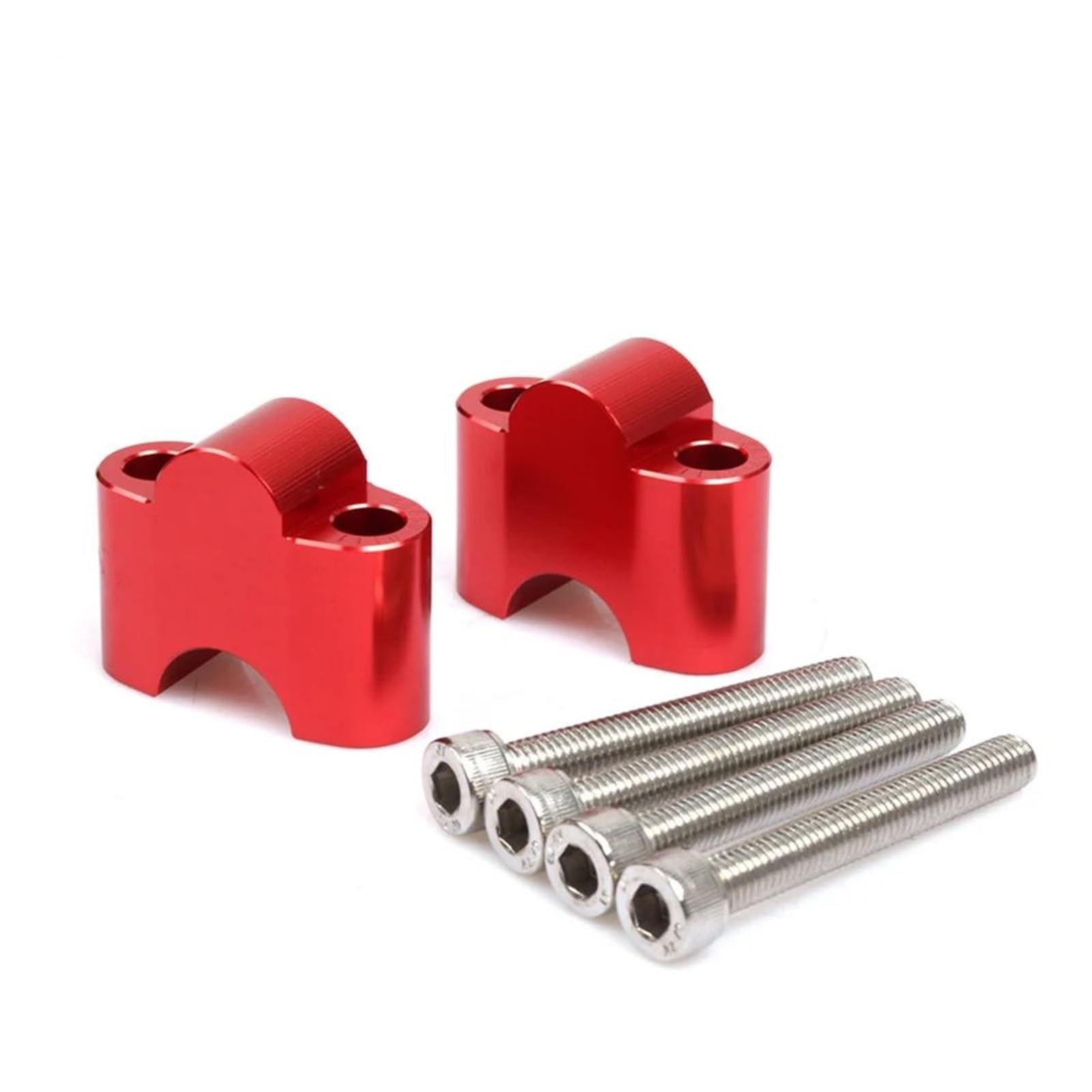 Motorrad Lenkererhöhung Für PCX150 Für PCX125 Für PCX160 Motorrad Lenker Riser Up Rücken Bewegt Sich Halterung Clamp Teller Lenkererhöhung(RED Rise) von AWGNTQQ