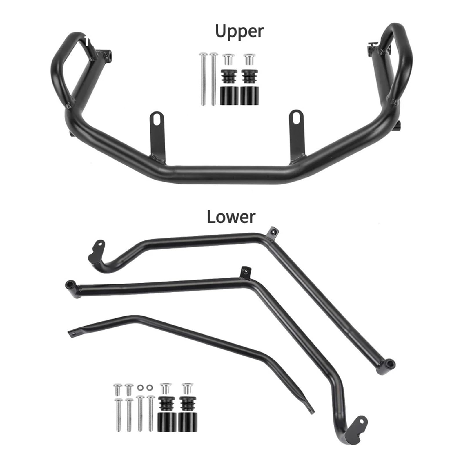 Motorrad Stoßstange Für ADV 150 Für ADV150 2020 2021 Motorrad Crash Bar Motor Tank Schutz Abdeckung Stoßstange Oberen Unteren Rahmen Schutz Zubehör Motorschutz Sturzbügel(A Set) von AWGNTQQ