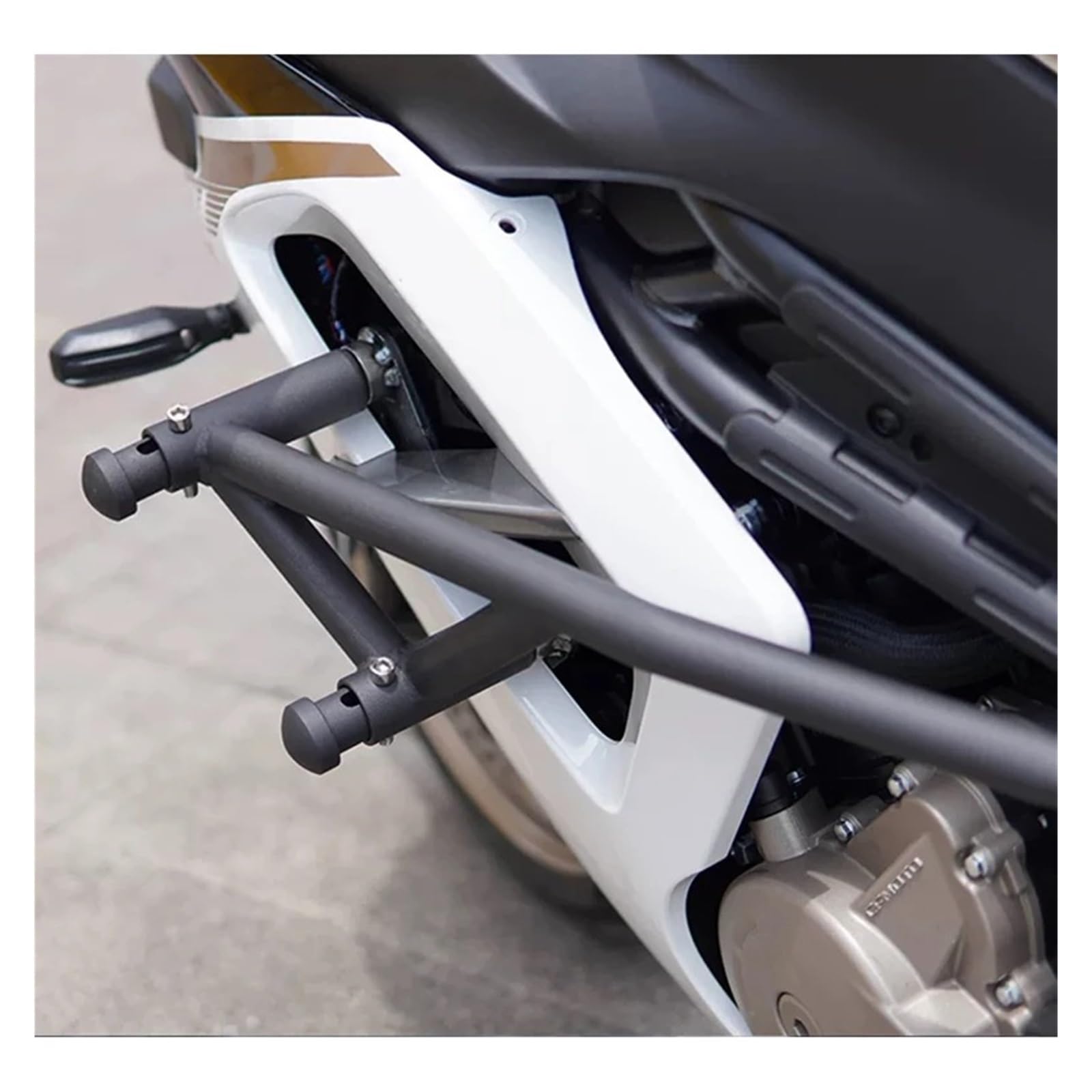 Motorrad Stoßstange Für CFMOTO 500SR 450 MT Für 450MT 2024 500 SR Motorrad Stoßstangen Voom Fallende Schutz Bar Kits Anti-Fall Protektoren Autobahn Crash Bars Teile Motorschutz Sturzbügel von AWGNTQQ