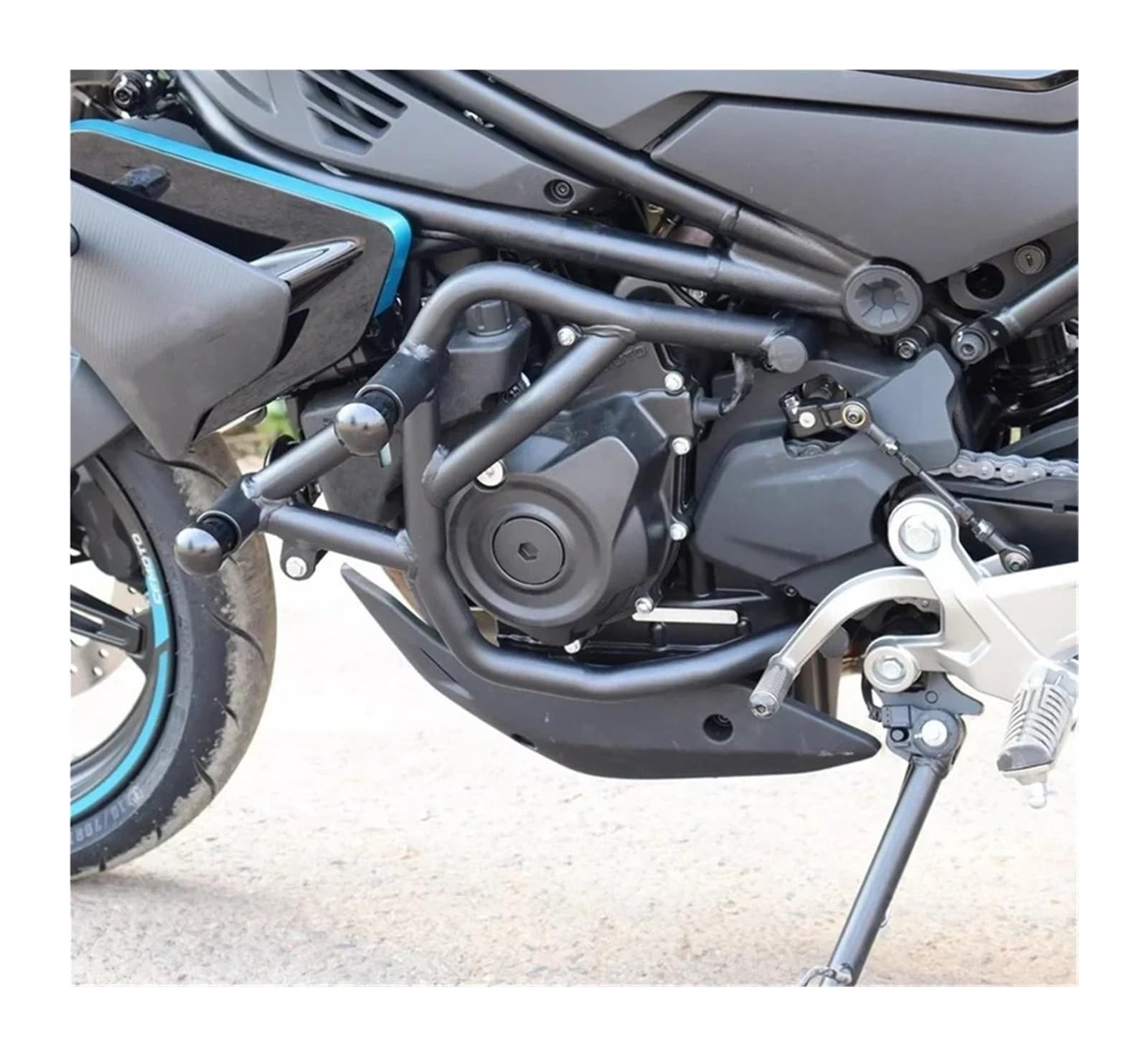 Motorrad Stoßstange Für CFMOTO NK450 NK450 NK 450 NK 450 450NK Motorrad Zubehör Motor Schutz Stoßstange Crash Bars Motorschutz Sturzbügel von AWGNTQQ