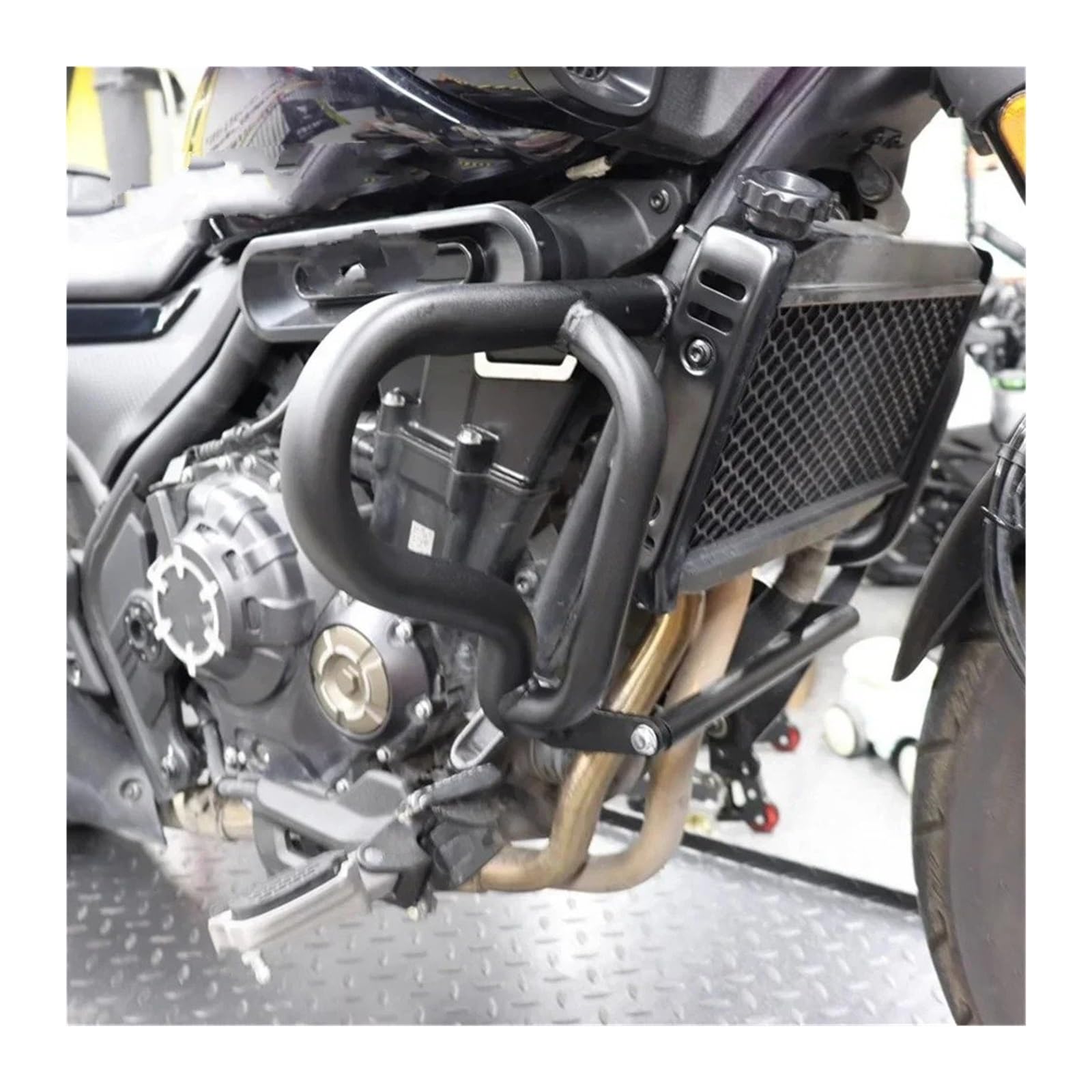 Motorrad Stoßstange Für LONCIN Für VOGE CU525 CU-525 CU 525 Motorrad Zubehör Motor Schutz Stoßstange Crash Bars Motorschutz Sturzbügel von AWGNTQQ