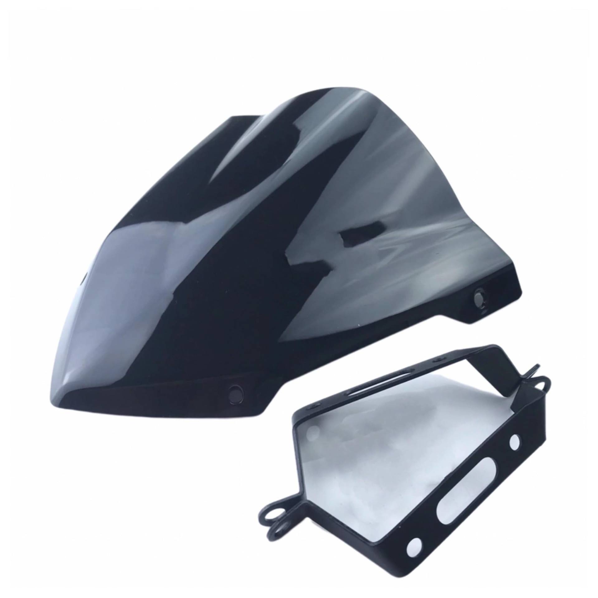 Motorrad Windschutzscheibe Windabweiser Für MT-07 Für FZ-07 2014 2015 2016 2018 2019 2020 Motorrad Sport Windschutzscheibe Wind Bildschirm Balck Motorrad Vorderseite Windschutzscheibe(BlackA) von AWGNTQQ