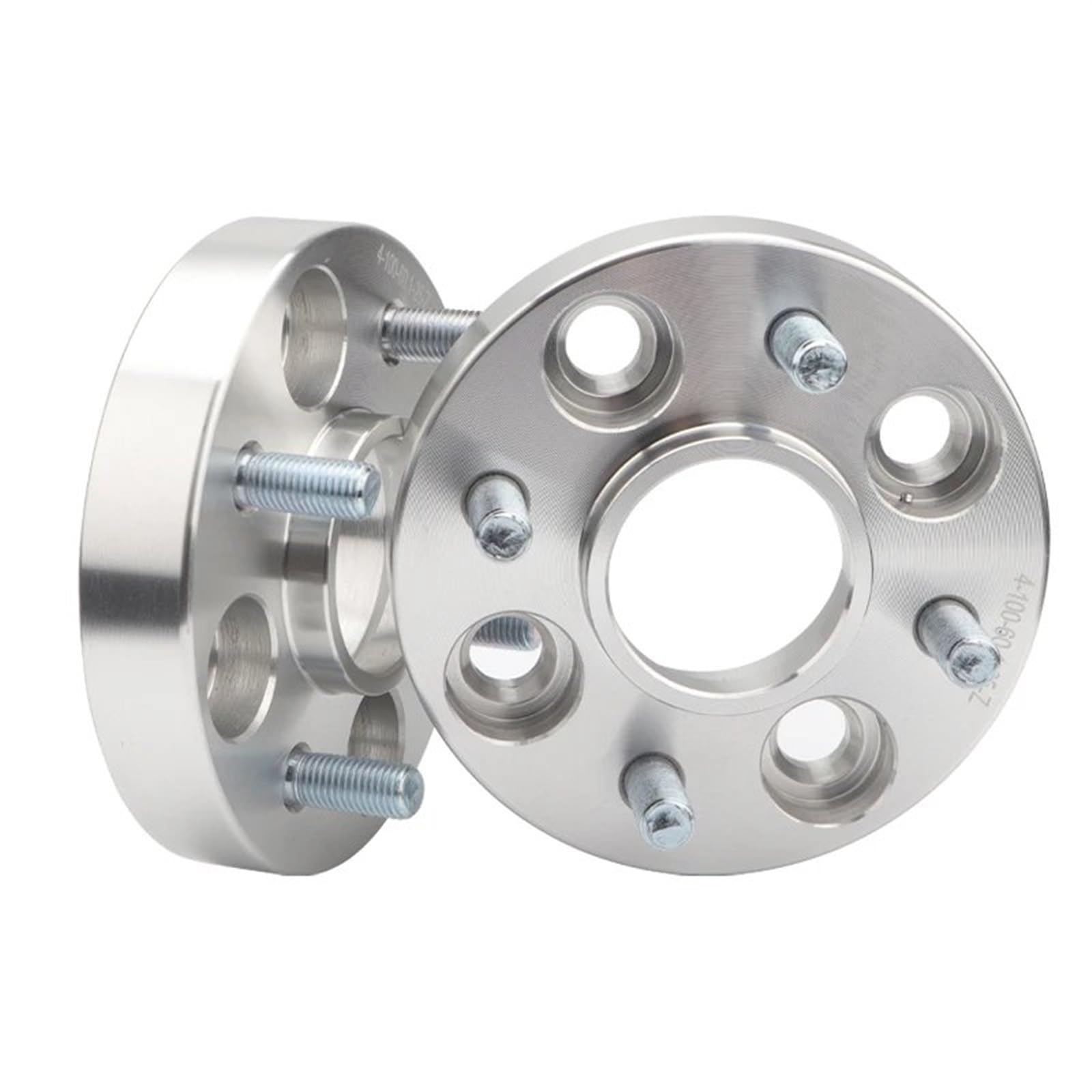 Spurverbreiterung Adapter 4 Lug 15/20/25/30/35/40/45/50mm 4x108 63,4mm Für Wing BO Für Carnival St 2Stk (1 Paar) Auto-Rad-Distanzscheiben(2PC Silver 40mm) von AWGNTQQ