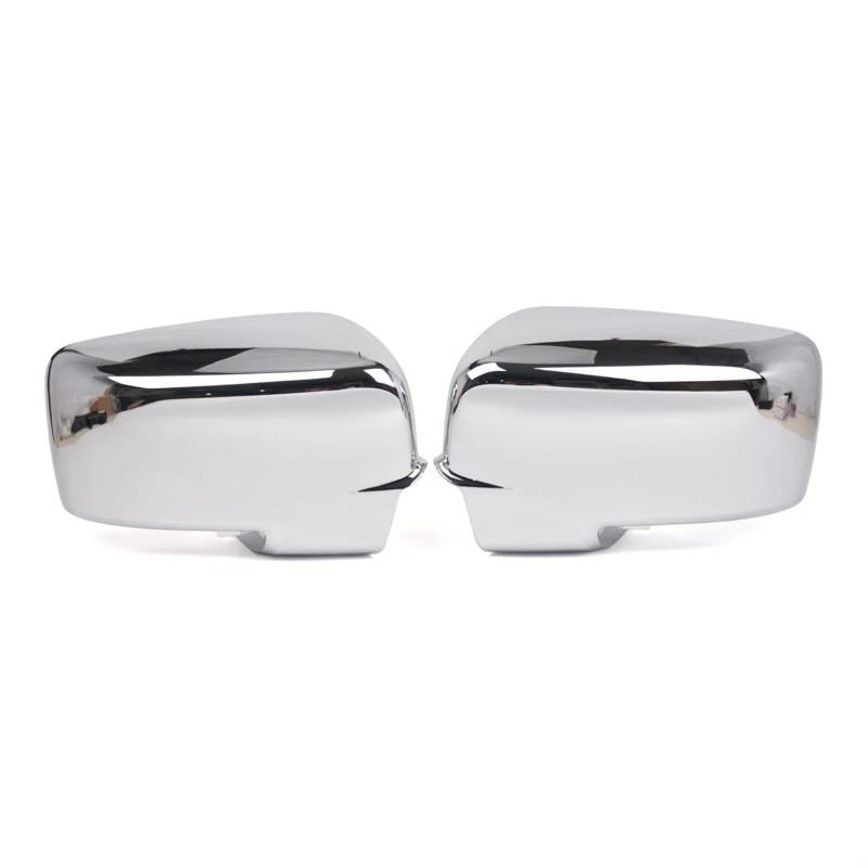 Tür Außenspiegelkappe Für Dodge Ram 1500 2009-2012 Links Rechts Auto Hinten Spiegel Abdeckung Shell Cap Gehäuse Ersatz Spiegelabdeckungen(Pair Chrome) von AWGNTQQ