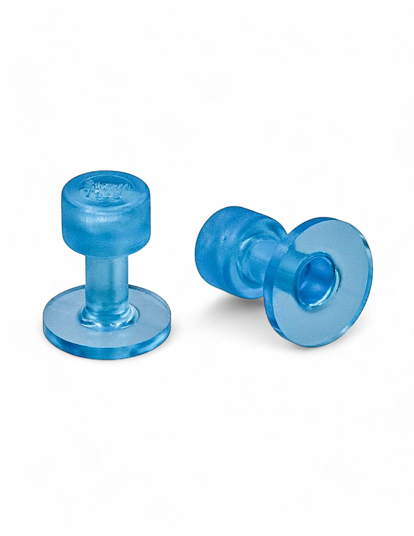 AWSPLASTIC Saugheber Storm TABS 18 mm PDR Abzieher zur Entfernung von Ankerstiften ohne Lackierung für Hagelgipfel - (Crystal Blau, Packung mit 5 Stück) von AWSPLASTIC