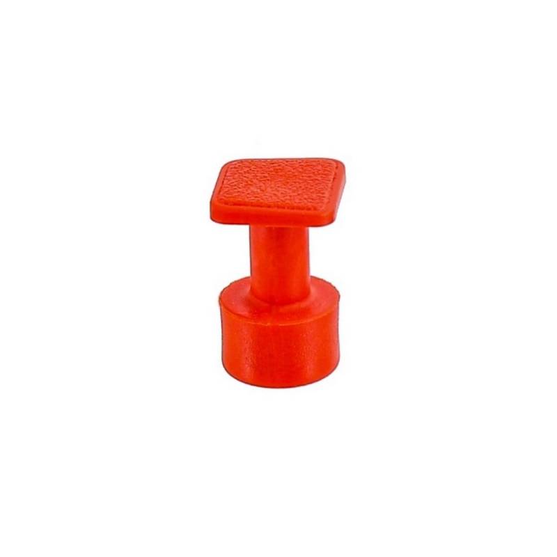 AWSPLASTIC - Storm TABS Klebeadapter 13x13 mm für Heißkleber, geeignet zum Ausbeulen BZW. für die Reparatur von Dellen auf Allen Karosserieteilen - Red Line (Rot, Packung mit 5 Stück) von AWSPLASTIC