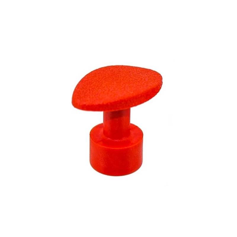 AWSPLASTIC - Storm TABS Klebeadapter PDR 14 x 23 mm Gewölbt für Heißkleber, geeignet zum Ausbeulen BZW. für die Reparatur von Dellen auf Allen Karosserieteilen - Red Line (Rot, Packung mit 5 Stück) von AWSPLASTIC