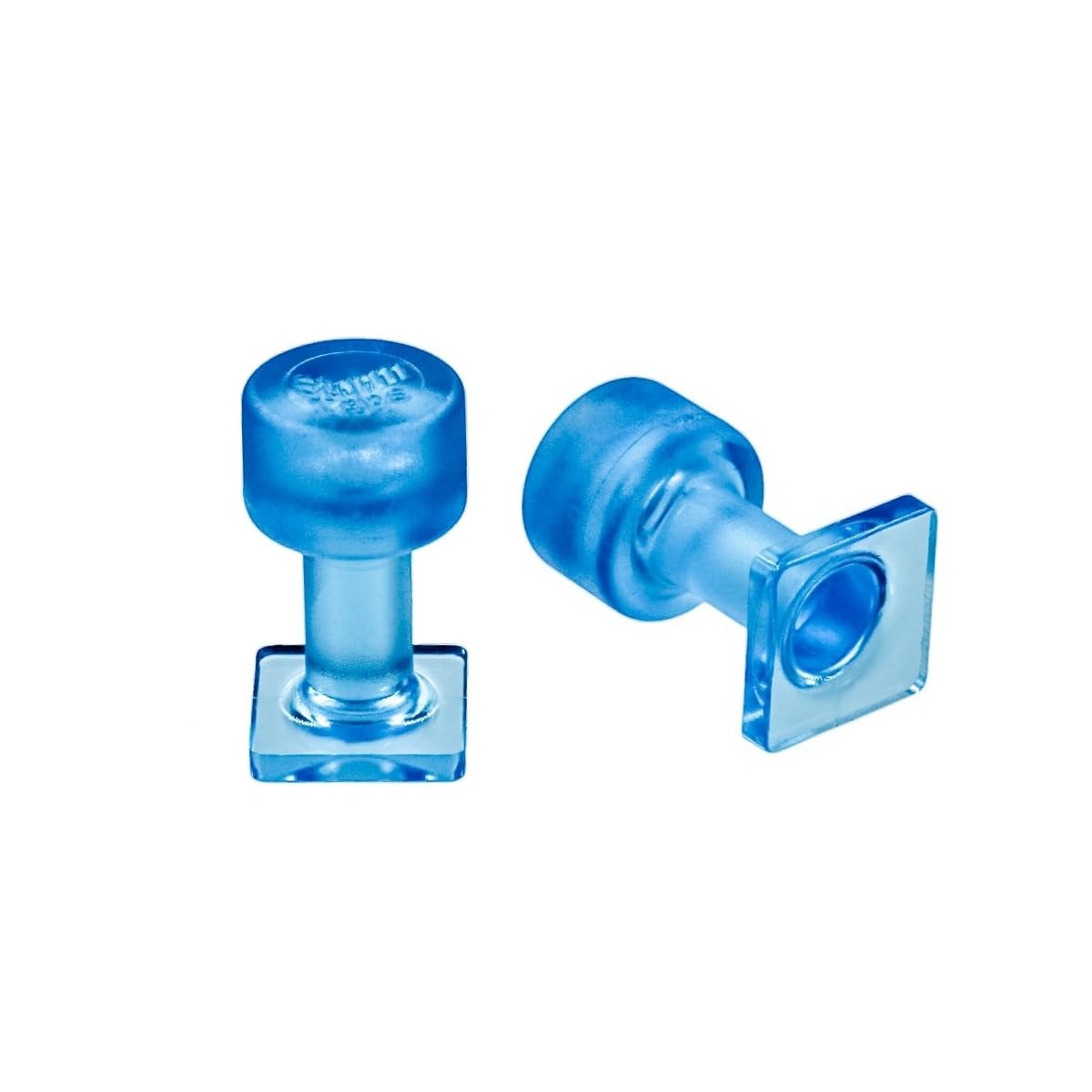 PDR Klebeadapter STORMTABS 12 X 12 mm Crystal Line für Hageldellen Zugadapter Glue Tabs for Paintless Dent Repair (Crystal Blue, Packung 5 Stück) - AWSPLASTIC 01212CR von AWSPLASTIC