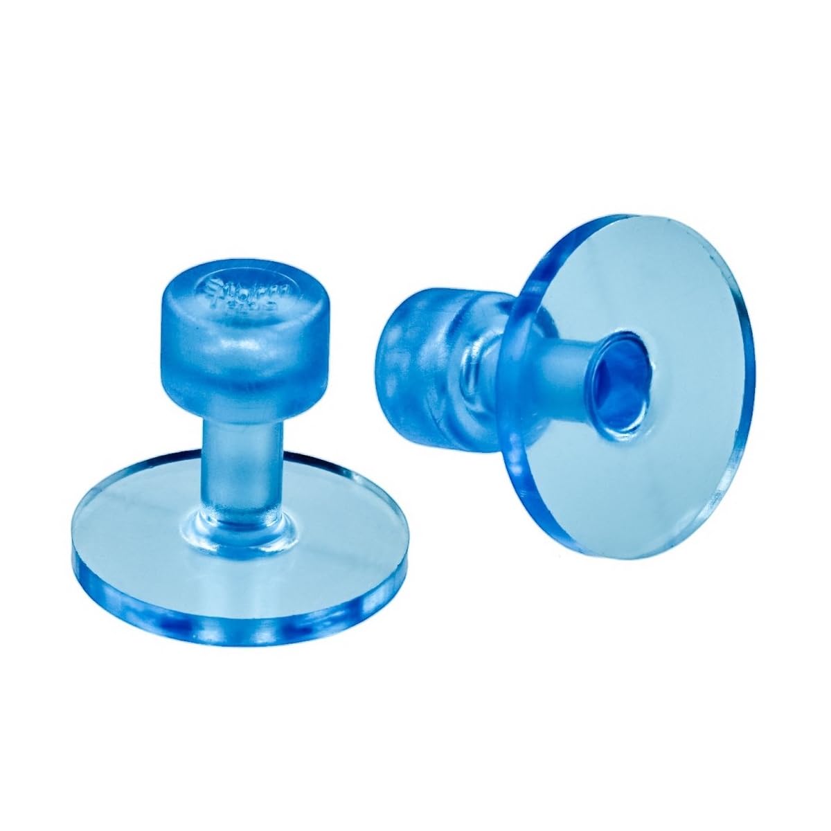 PDR Klebeadapter STORMTABS 25 mm Crystal Line für Hageldellen Zugadapter Glue Tabs for Paintless Dent Repair (Crystal Blue, Packung 5 Stück) - AWSPLASTIC 00025CR von AWSPLASTIC