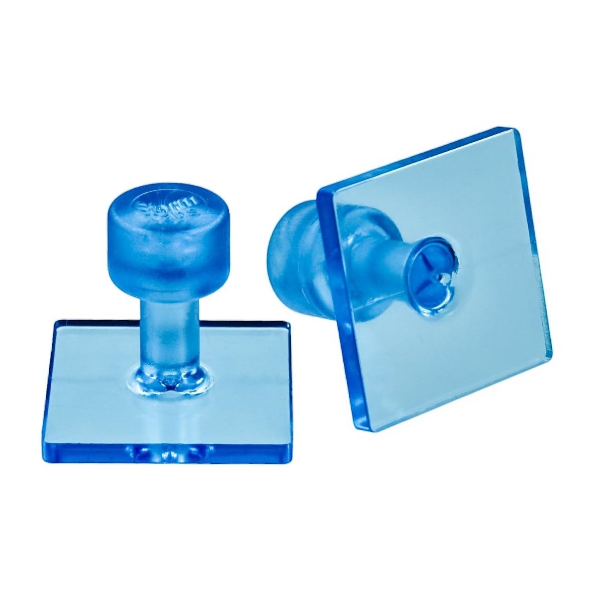 PDR Klebeadapter STORMTABS 25x25 mm Crystal Line für Hageldellen Zugadapter Glue Tabs for Paintless Dent Repair (Crystal Blue, Packung 5 Stück) - AWSPLASTIC 02525CR von AWSPLASTIC