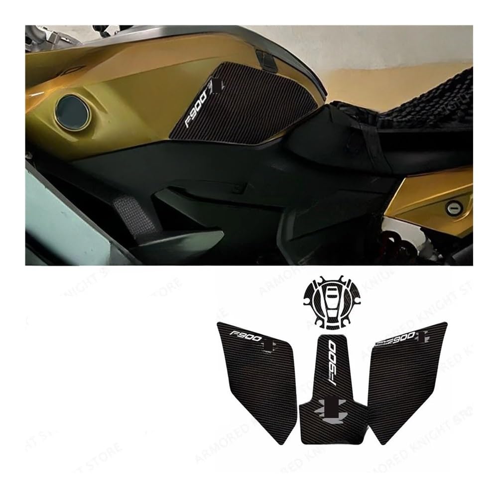 AXCAR FÜR F900XR FÜR F900 FÜR F 900 XR Motorrad Heizöl Tank Cap Pad Seite Grip Aufkleber Protector Aufkleber Pads(Color1) von AXCAR