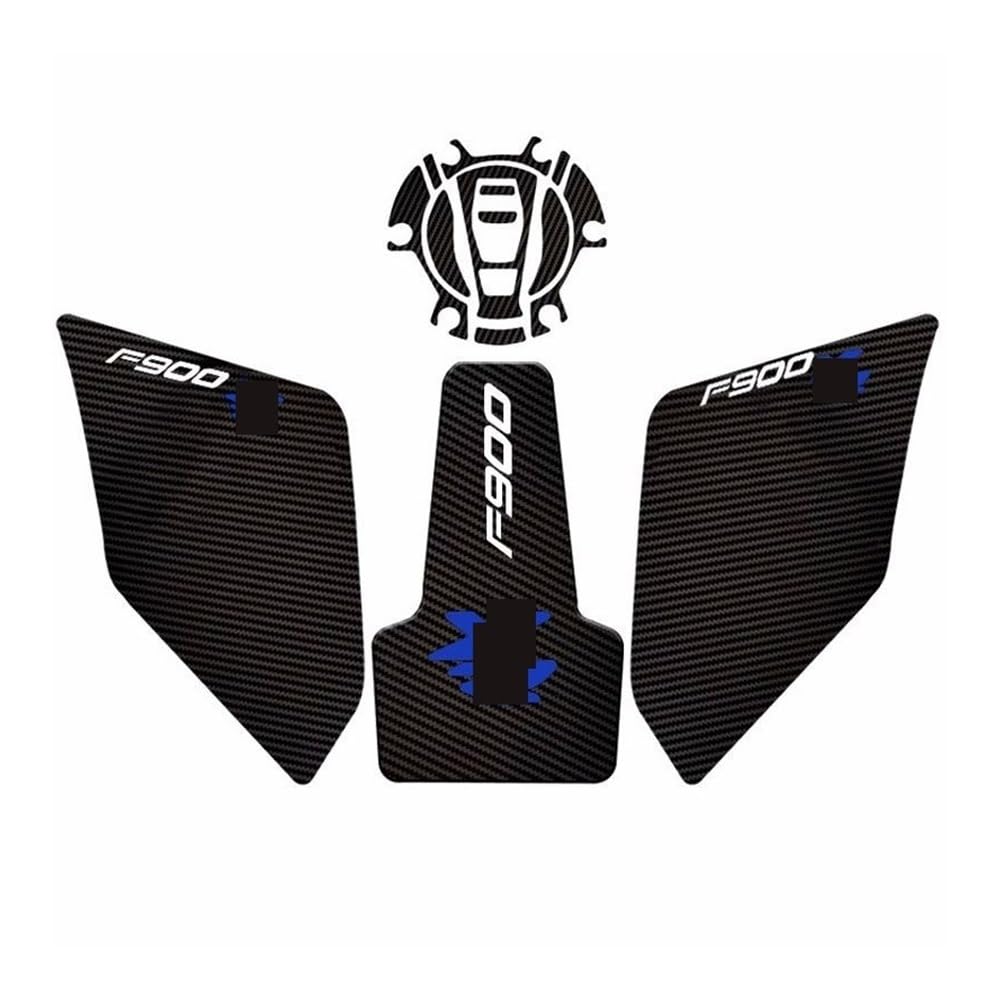 AXCAR FÜR F900XR FÜR F900 FÜR F 900 XR Motorrad Heizöl Tank Cap Pad Seite Grip Aufkleber Protector Aufkleber Pads(Color5) von AXCAR