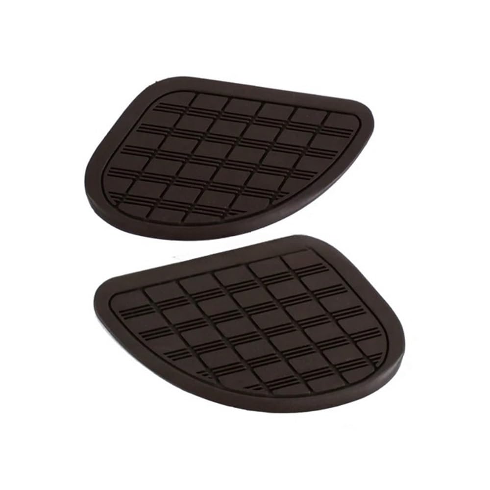 AXCAR Für H&Arley Für Y&AMAHA Für Cafe Racer Motorrad Kraftstoff Tank Pad Schutz Aufkleber Seite Panels Tank Traktion Pad(Dark Brown) von AXCAR