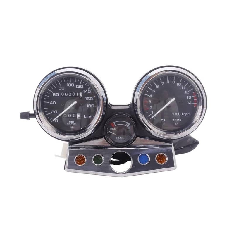 AXCAR Kilometerzähler Instrument Montage Messgeräte Cluster Tachometer Kilometerzähler Drehzahlmesser Für CB400 Für CB400SF Für MC31 Für CB 1995-1998(White Digital Disk) von AXCAR