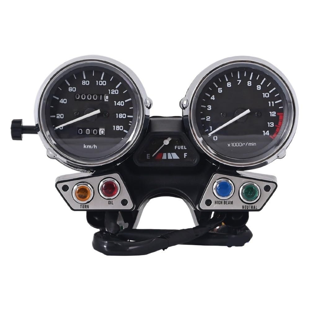 AXCAR Kilometerzähler Instrument Montage Messgeräte Meter Cluster LCD-Computer-geschwindigkeitsmesser-grüne Tachometer Für XJR400 Für XJR 400 1995 1996 1997(Color2) von AXCAR