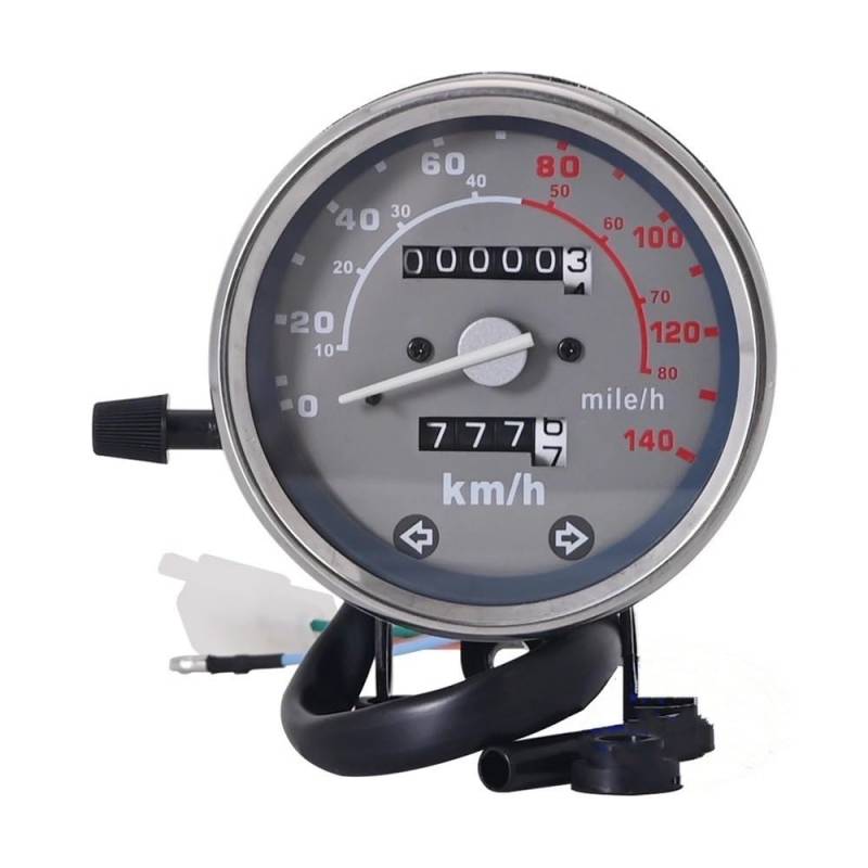 AXCAR Kilometerzähler Instrument Montage Meter Cluster Tachometer Kilometerzähler Drehzahlmesser Für Steed Für VT Für VLX 400 600 Für Rebel Für CA250 von AXCAR