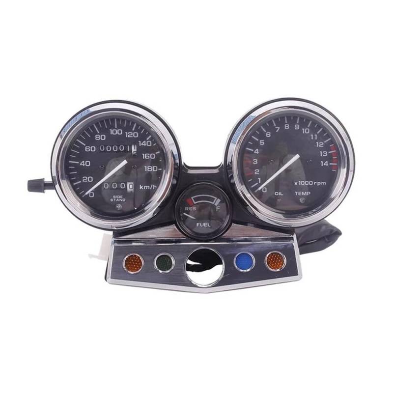 AXCAR Kilometerzähler Instrumentenbaugruppe Messgeräte Cluster Tachometer Kilometerzähler Drehzahlmesser Für CB400 Für CB400SF Für MC31 1995-1998(Color-01) von AXCAR