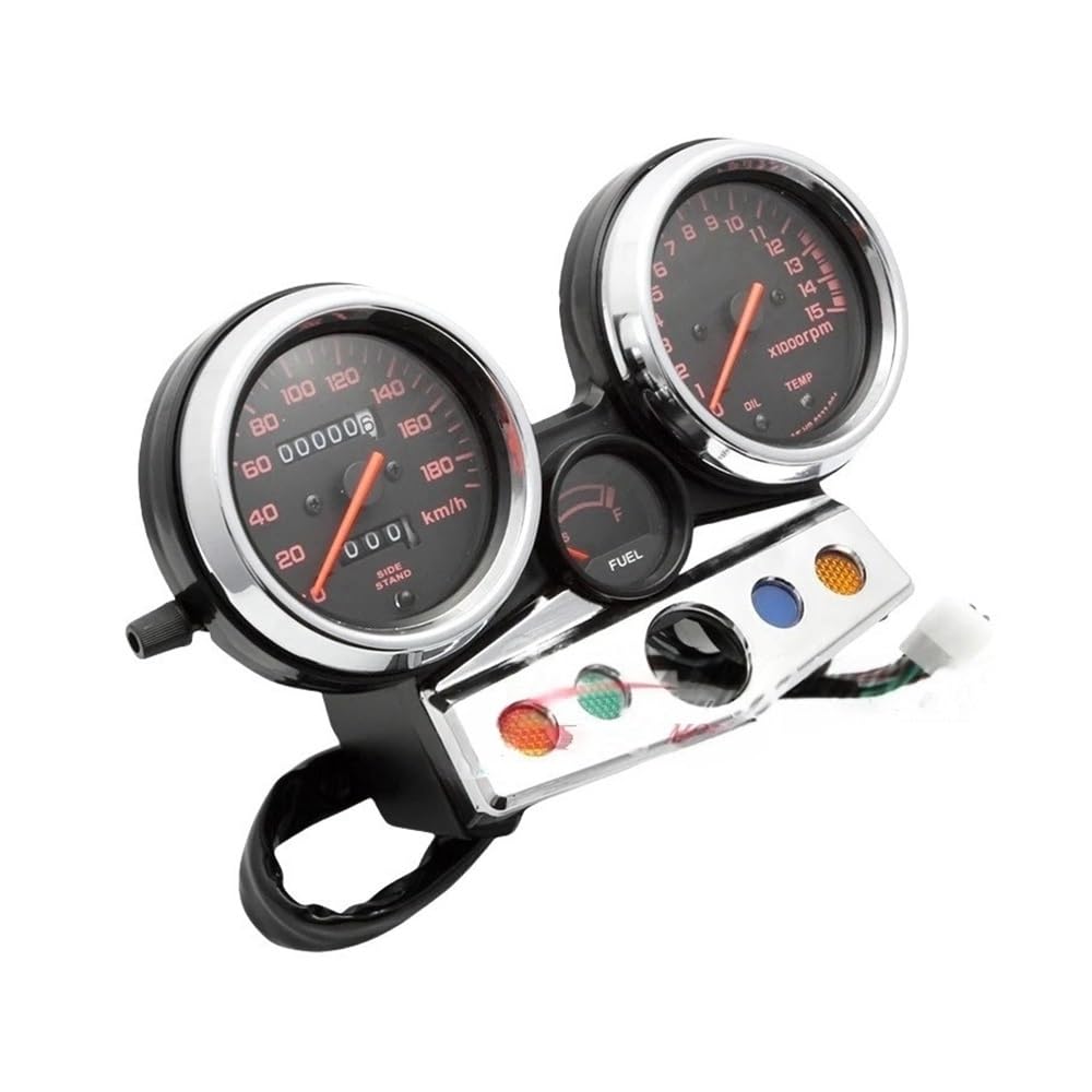 AXCAR Kilometerzähler Messgeräte Cluster Tachometer Drehzahlmesser Kilometerzähler Instrumentenbaugruppe Für CB400 SF Für CB 400 Für MC31 1995–1998(97-98 Red dial) von AXCAR