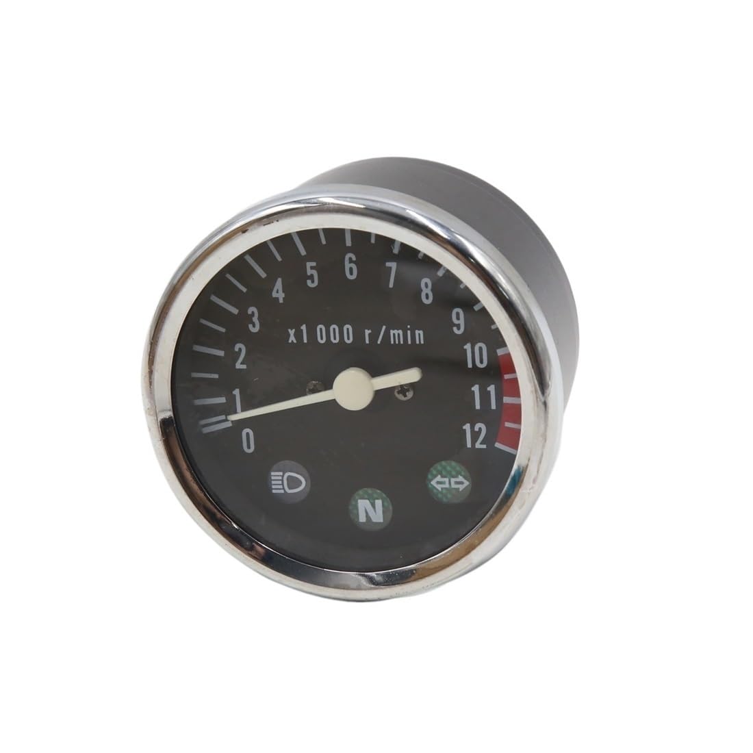 AXCAR Kilometerzähler Motorrad LCD-Computer-geschwindigkeitsmesser-grüne 12V Dual Kilometerzähler Tachometer Tachometer Cluster Anzeige Für EN(Dark Grey) von AXCAR