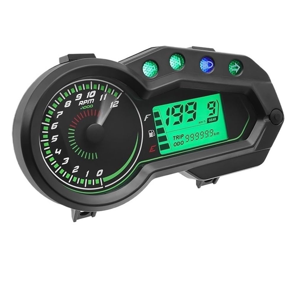 AXCAR Kilometerzähler Motorrad-Tachometer Drehzahlmesser Multifunktionales LCD-Display Geschwindigkeit Ölstand Kilometerzähler Panel Für Italika Für 150z Für 150sz Für 170z von AXCAR