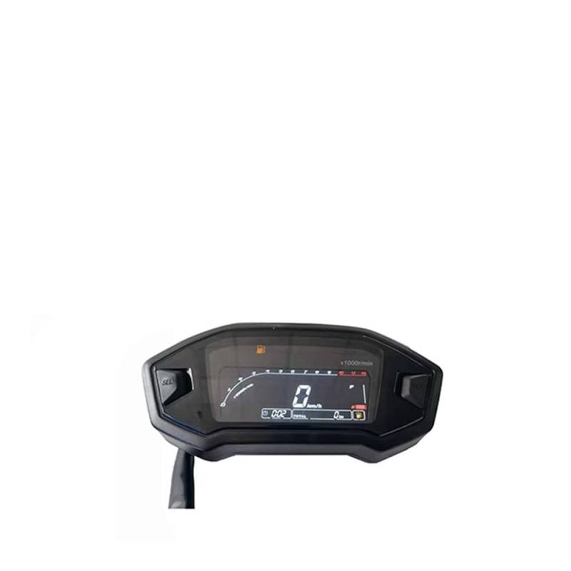 AXCAR Kilometerzähler Universal Motorrad LCD Digital Meter Tachometer Kilometerzähler Drehzahlmesser 1200RPM Gauge(Color2) von AXCAR