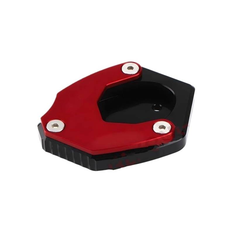 AXCAR Motorrad Zubehör Ständer Fuß Enlarger Seite Stehen Verlängerung Pad Für K&awasaki Für Eliminator 500 Für Eliminator500 2024 2025 Ständer Stützpolster(Red) von AXCAR